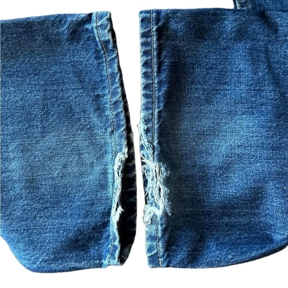 TOMMY HILFIGER 🔵⚪🔴 Men’s Vintage Bootcut Jeans 36x32 Classic Denim